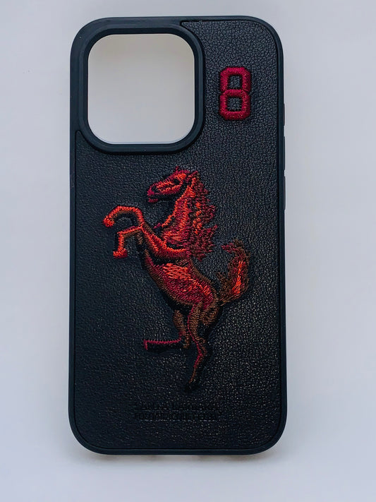 Barbara Polo Leather iPhone Case – Premium Protection